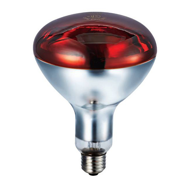 JK Heat Plus 250W R40 Ruby Infrared Heat Bulb hard Glass 120V made in Korea