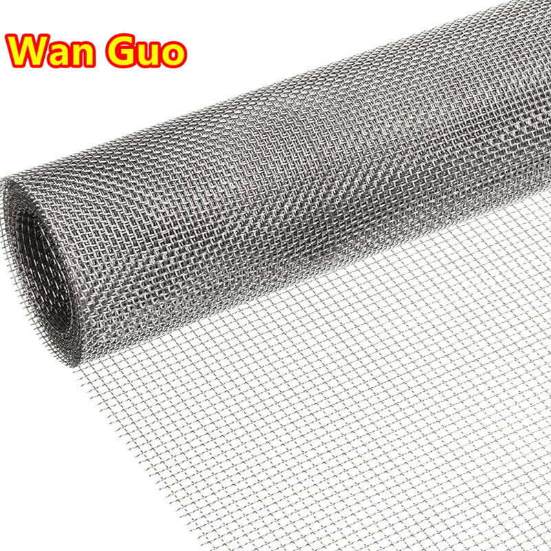 Supplies SS 304L 400 800 micron Flexible and Soft Woven 1mm Stainless Steel Netting Filter Wire Mesh