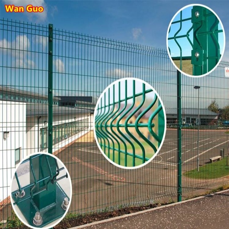 China Manufacturer House Used PVC Coated 3D Welded Wiremesh Fence