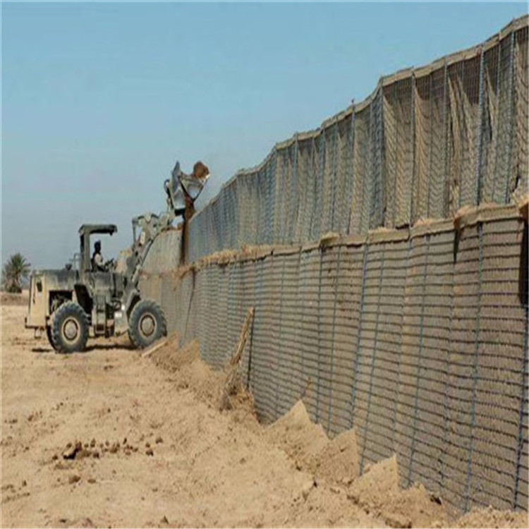 China manufacturer high quality galvanized recyclable Sand Filled blast wall hesco barrier