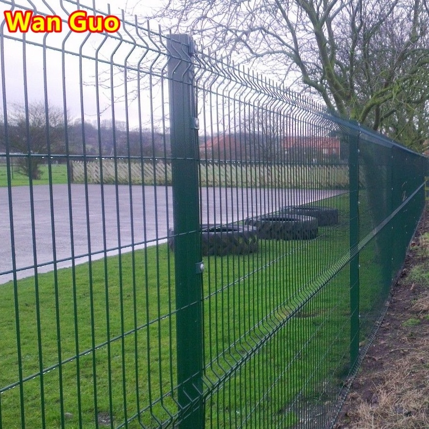 China Manufacturer House Used PVC Coated 3D Welded Wiremesh Fence