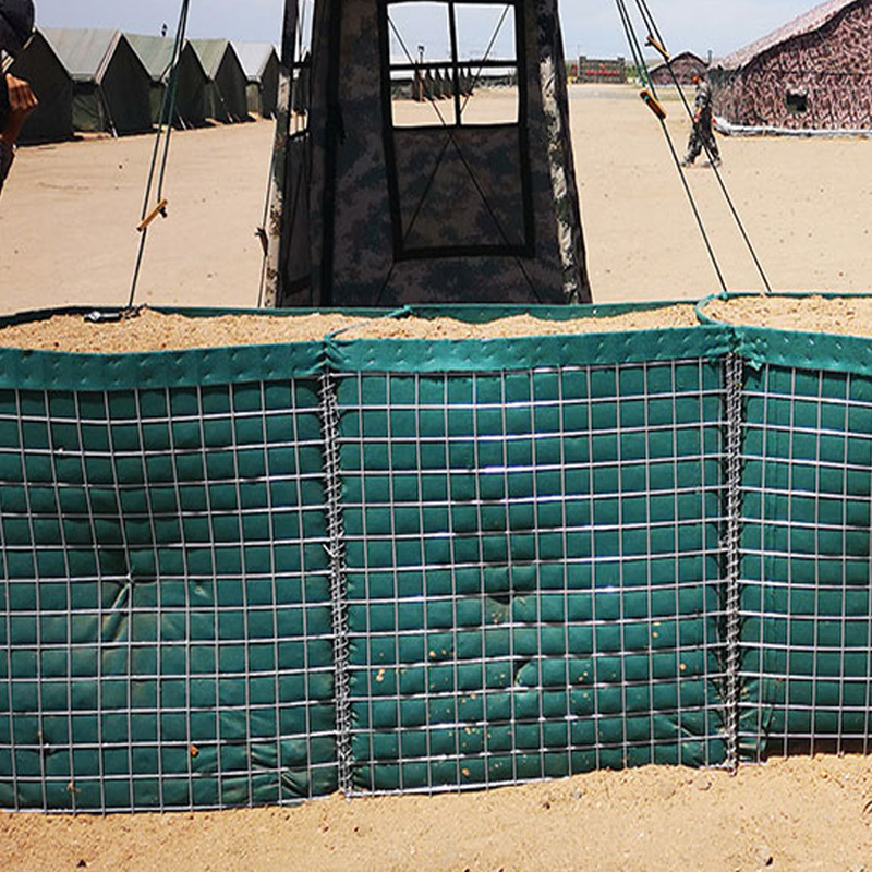 China manufacturer high quality galvanized recyclable Sand Filled blast wall hesco barrier