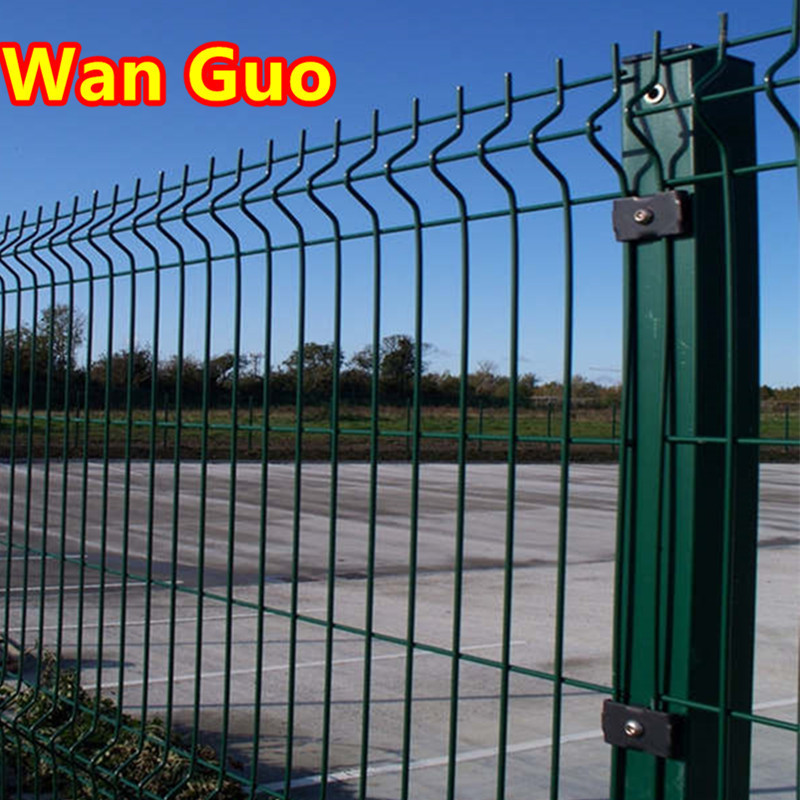 Commercial Outdoor Metal Rigid Fencing Panels Welded Wire Mesh 3D Garden Fence