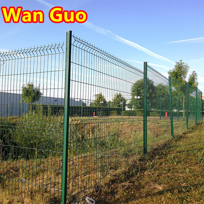 Commercial Outdoor Metal Rigid Fencing Panels Welded Wire Mesh 3D Garden Fence