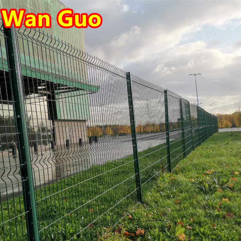 Commercial Outdoor Metal Rigid Fencing Panels Welded Wire Mesh 3D Garden Fence