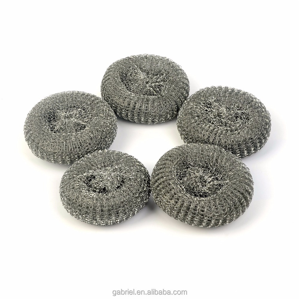 Value Pack Kitchen cleaning ball galvanized stainless steel mesh scourer