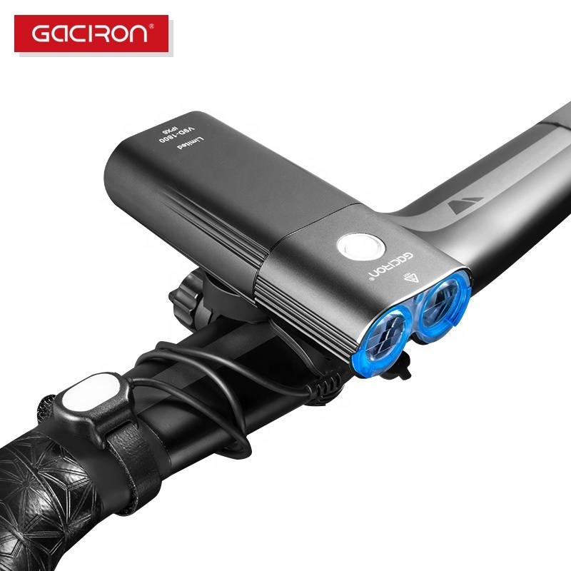 Gaciron Powerful 2000 Lumen Waterproof Cree LED Bicycle Front Light USB Rechargeable Power Bank MTB Bike Headlight Lamp