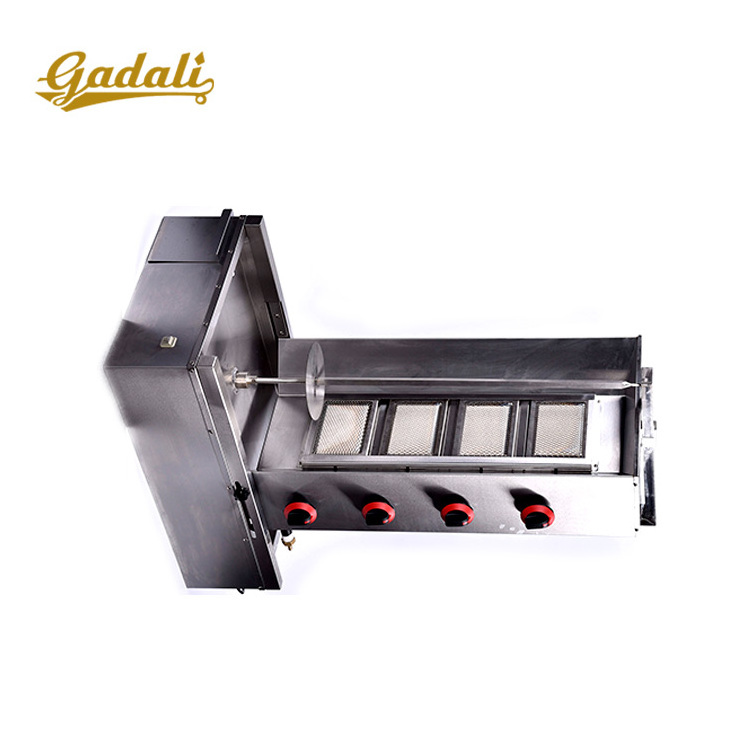 Stainless Steel gas new chicken meat rotary doner kebab grill shawarma machine for sale