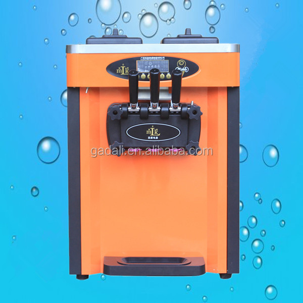 25L/H used commercial ice cream machine, table top soft serve ice cream machine