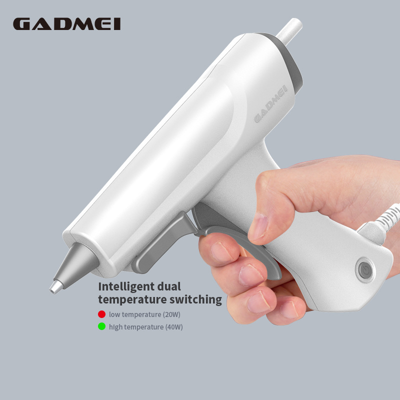 China manufacturer electronic power tool 20w/40w industrial aluminum nozzle hot melt silicone glue gun