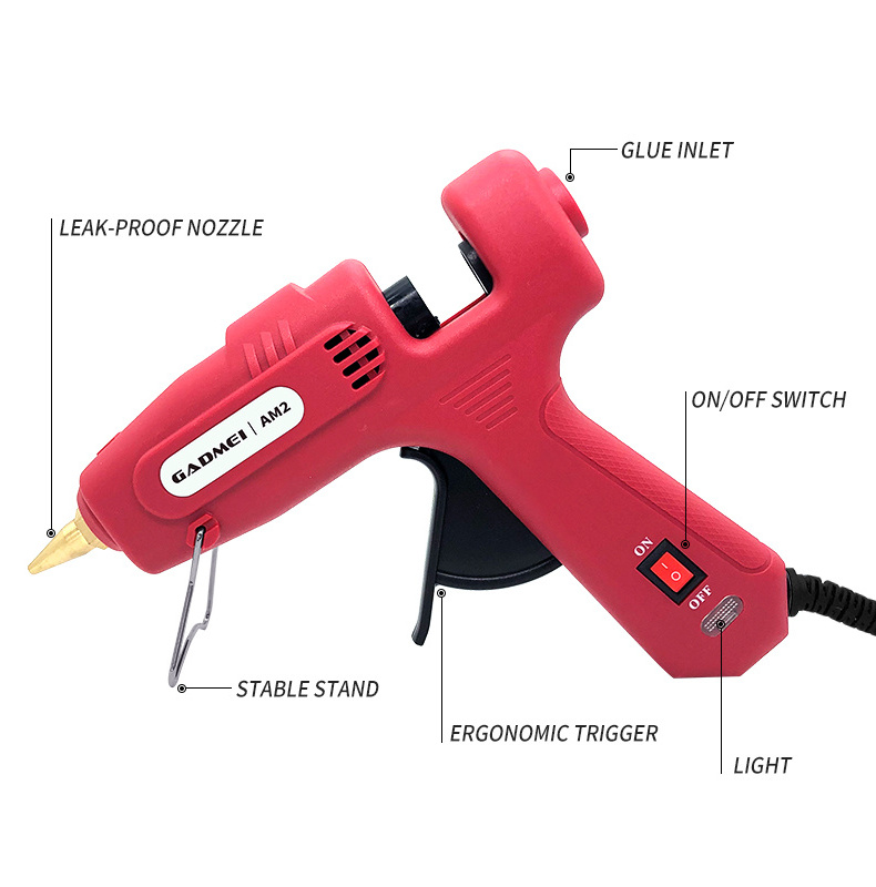 Hot Glue Gun for Crafting Fireproof Mini Glue Gun with 60 Glue Sticks for School Kids Craft Hobby DIY Arts Quick Home Repair