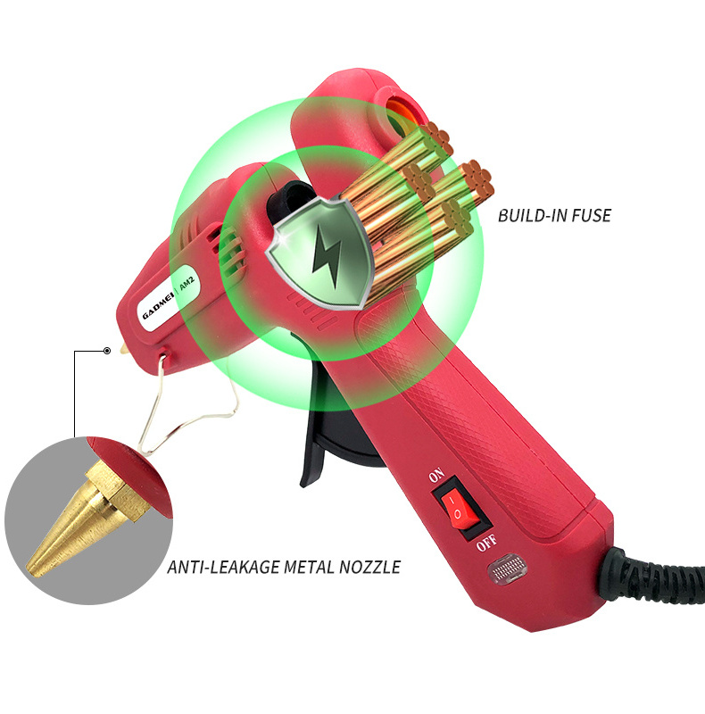 Hot Glue Gun for Crafting Fireproof Mini Glue Gun with 60 Glue Sticks for School Kids Craft Hobby DIY Arts Quick Home Repair