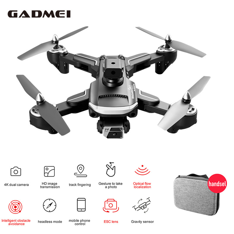 163g adult foldable night vision optical flow positioning  rc drones obstacle avoidance fpv drone 4k camera