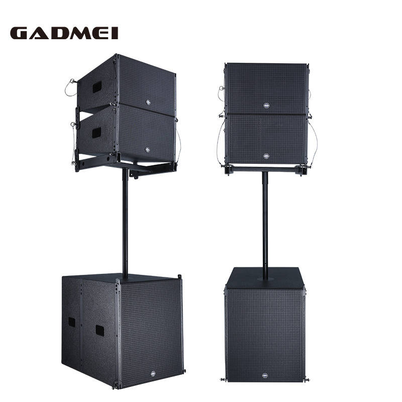 Altavoces line array professional stage sub woofer pa speaker system 18 inch bass vibration 10 inch high mid speaker