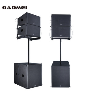 Altavoces line array professional stage sub woofer pa speaker system 18 inch bass vibration 10 inch high mid speaker