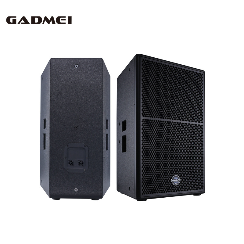 GADMEI Pro Audio CX215 Trolley Dual 15 Inch Powered Speaker Professional Stage Dj Wooden Speaker Sound Box