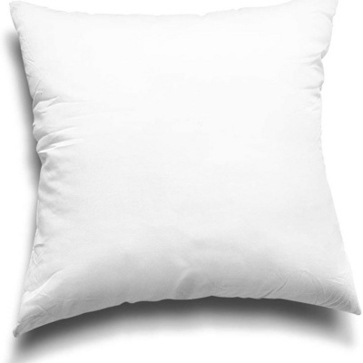 Throw Pillow Inserts Set of 2  Down Alternative Polyester Pillow Couch Cushion Sham Stuffer Machine Washable (White 18*18)