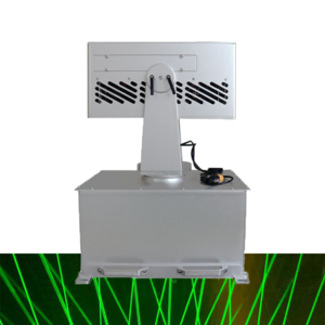 Good quality 30W waterproof doublelayer structure laser light outdoor 360 degree rotating RGB animation laser light