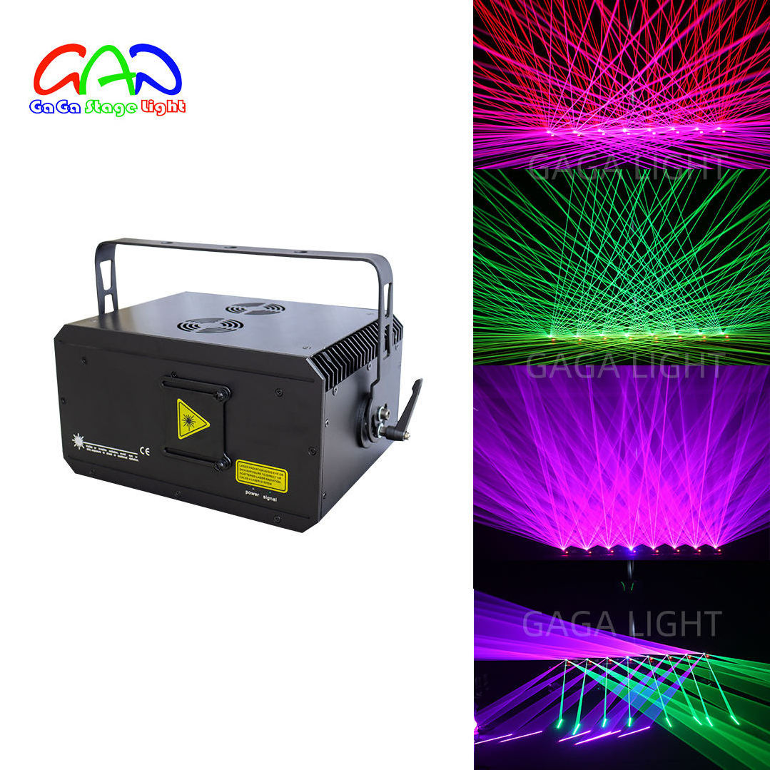 ILDA DMX 1W RGB 3D animation laser light Animation Projector DJ Laser Stage RGB red green Blue light