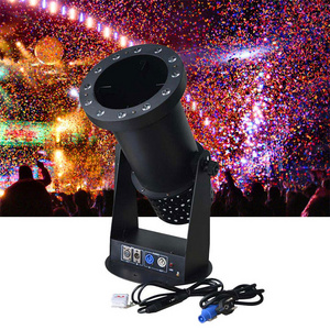 Rainbow Led Confetti Machine 15*3W White Color lighting confetti shooter DJ stage special effect wedding celebration