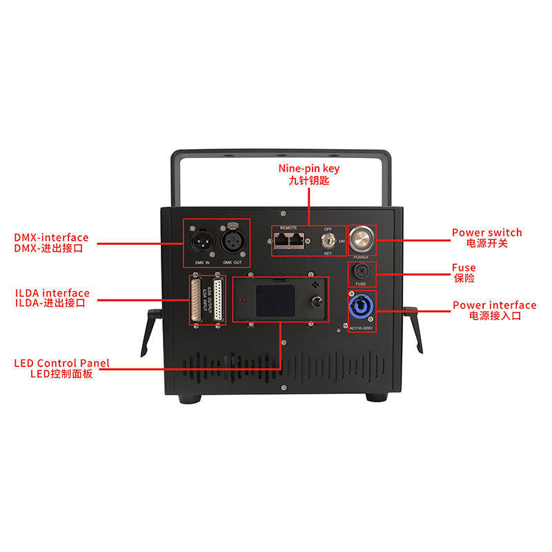 2024 Hot selling 10W Full Color Animation disco laser light for video beam laser light Good quality equipment