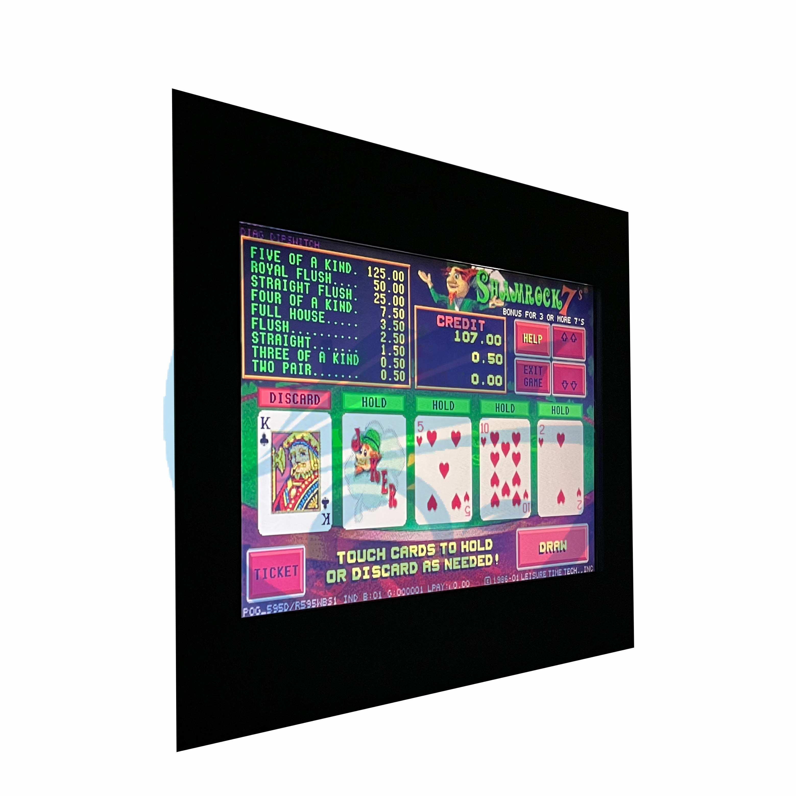 22 inch IR pog game touch monitor skill game machine