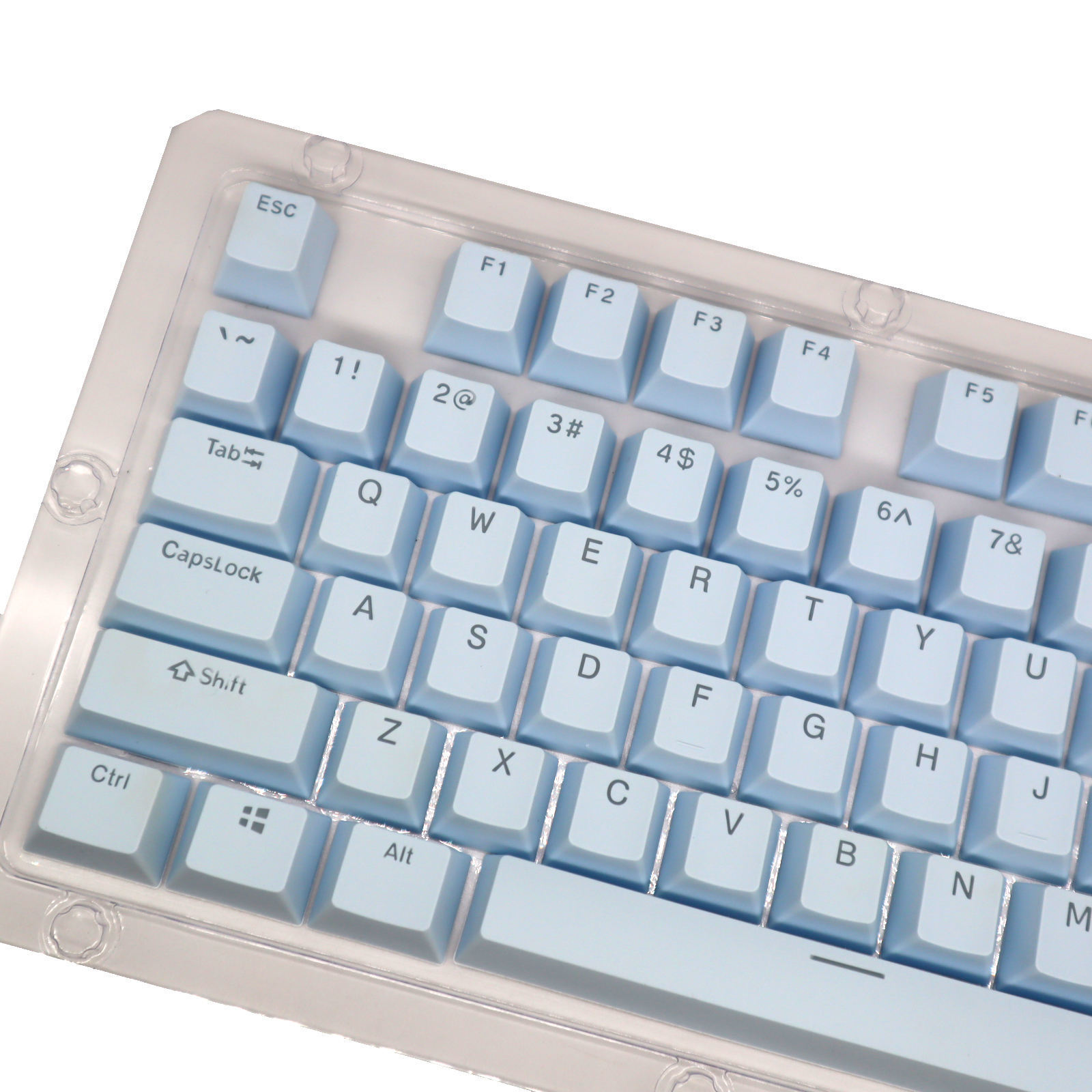 ABS Mechanical Keyboard Keycaps PBT Ergonomic Backlight 104 Keys Oil-resistant Replacement Key Caps with Key Puller