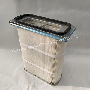 OEM Mining machinery Dust collector filter 57714388 Polyester fiber filter material dust filter cartridge used on RIGS