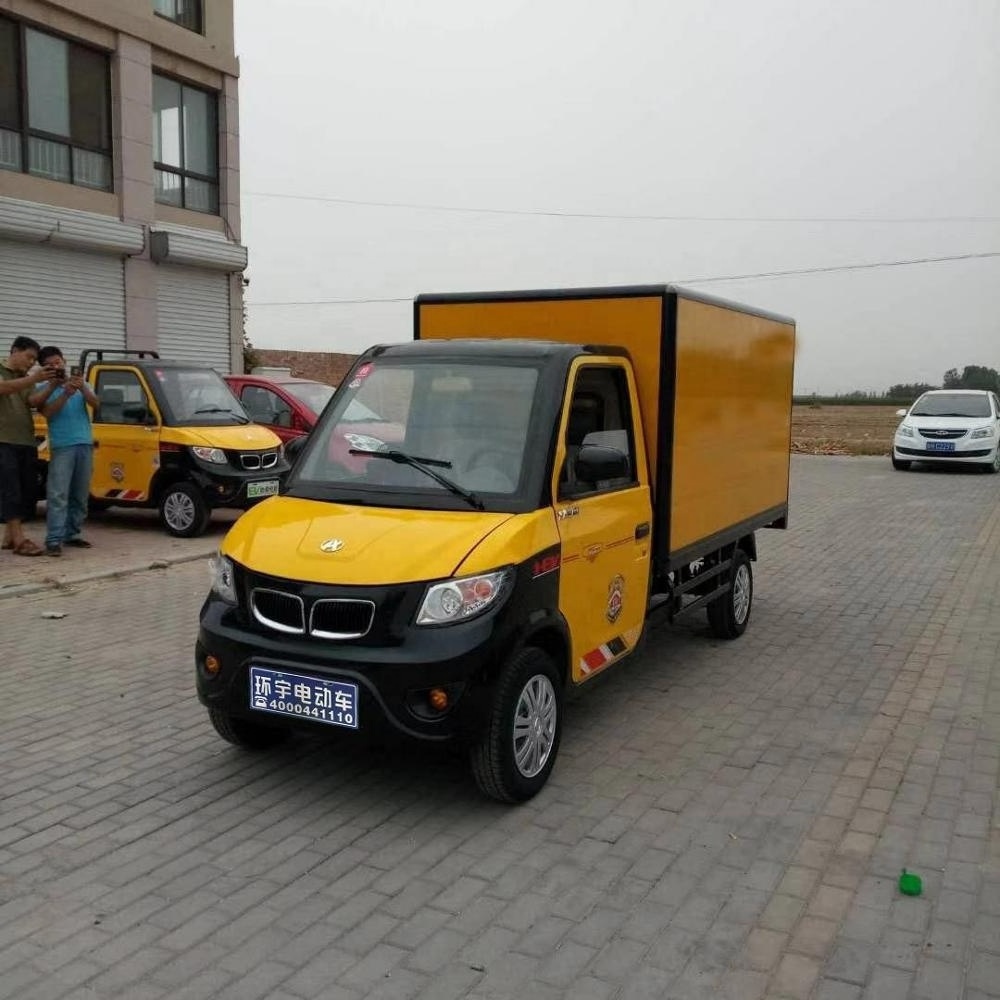 Advanced Safe reliable electric express delivery mini box van truck low price electric pickup truck