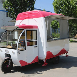 Made in china  OEM Fast Food Van Cheap Tricycle food truck food cart for sale