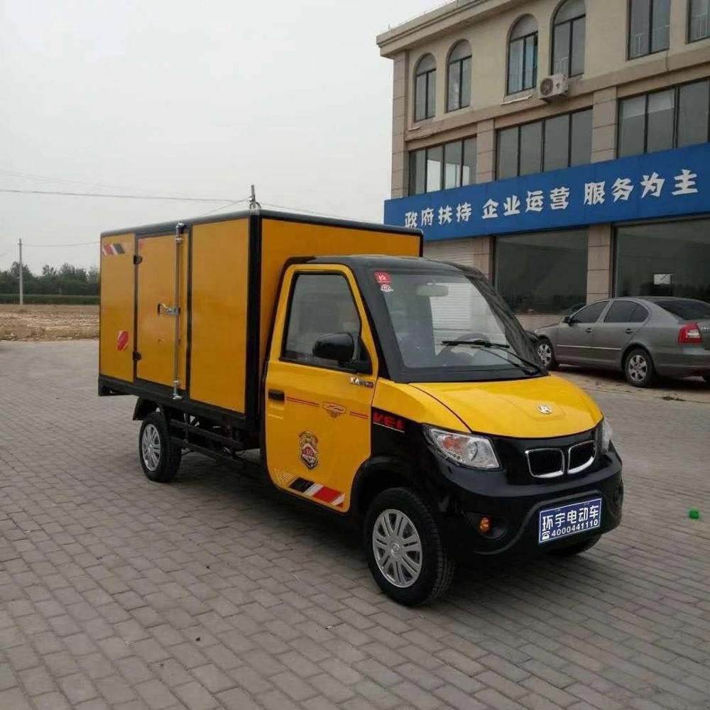 Advanced Safe reliable electric express delivery mini box van truck low price electric pickup truck