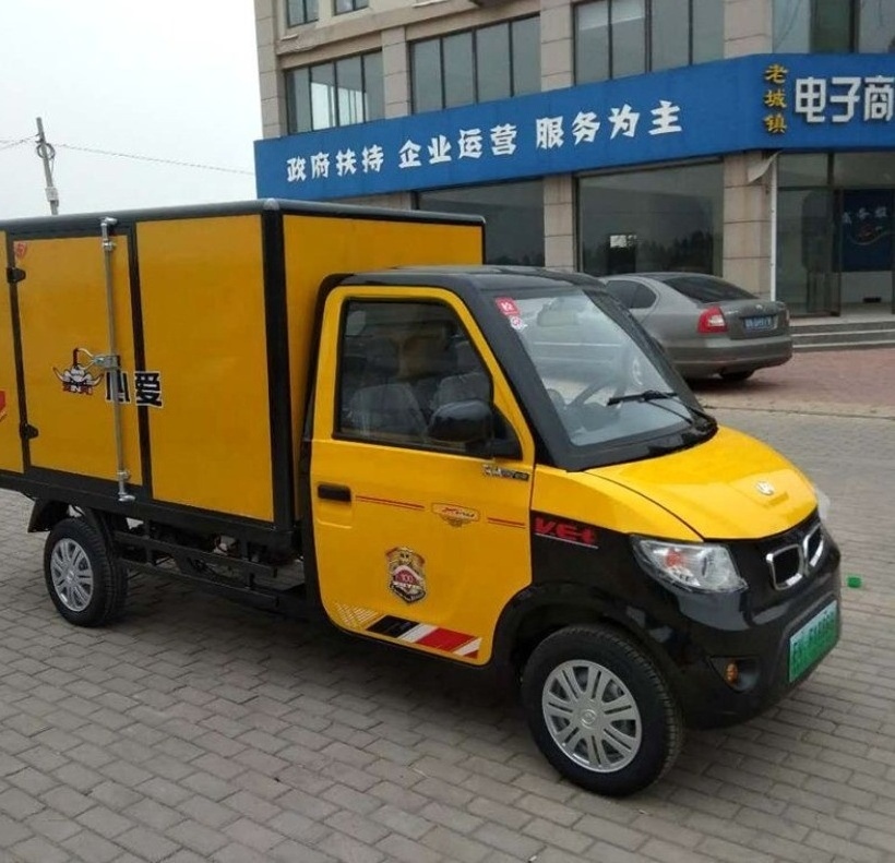 factory price mini truck CE approved electric cargo van pickup