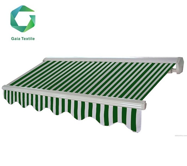 Gaia wholesale 1000d pvc coated fabric waterproof   tarpaulin for awning and window sun shades umbrella