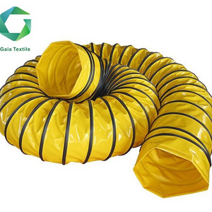 Low price PVC air duct and PVC flexible duct Anti Bacterial 100% Polyester Customized pvc coated tarpaulin for fabric