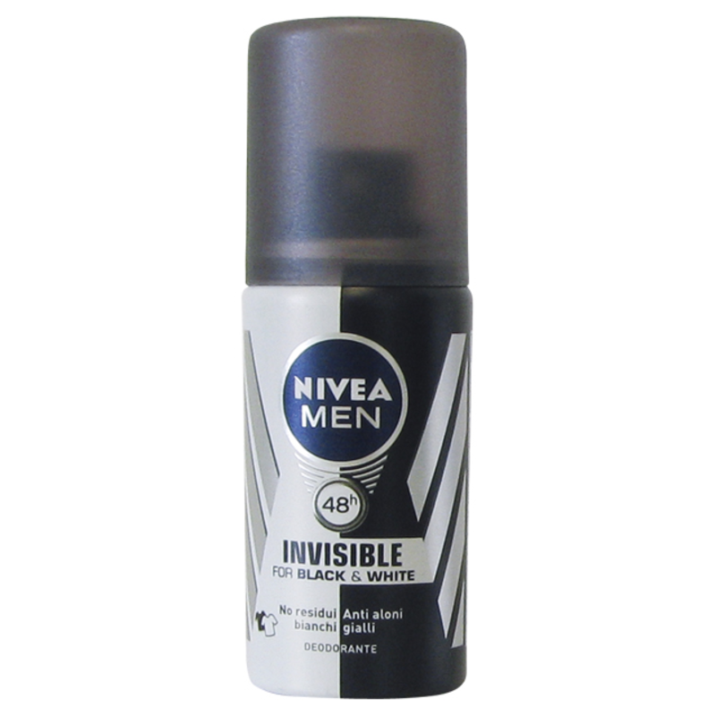 NIVEA FOR MEN DEO SPRAY INVISIBLE BLACK&WHITE 35 ML