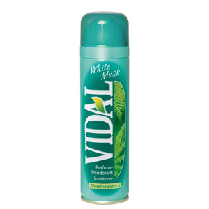 VIDAL DEODORANT SPRAY 150 ML. WHITE MUSK Vidal Musk deodorant spray deodorant spray hygiene