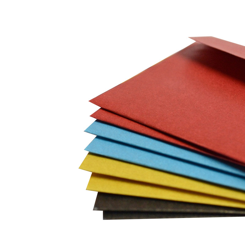 Customizable Western Colored Triangle Thickened Kraft Paper Envelopes With Glue For Event Invitations