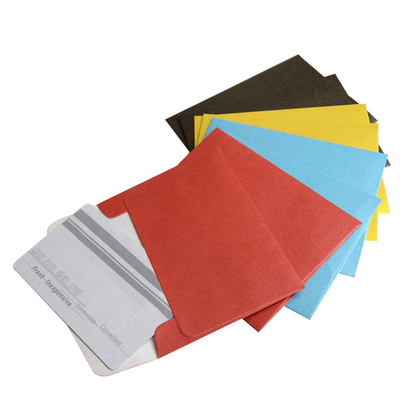 Customizable Western Colored Triangle Thickened Kraft Paper Envelopes With Glue For Event Invitations