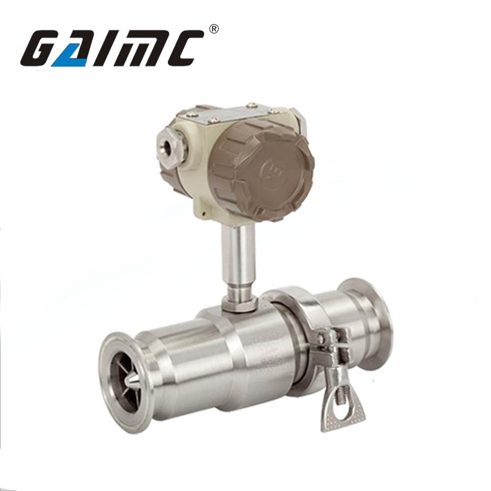 GTF400 Stainless Steel Turbine food type milk flow meter