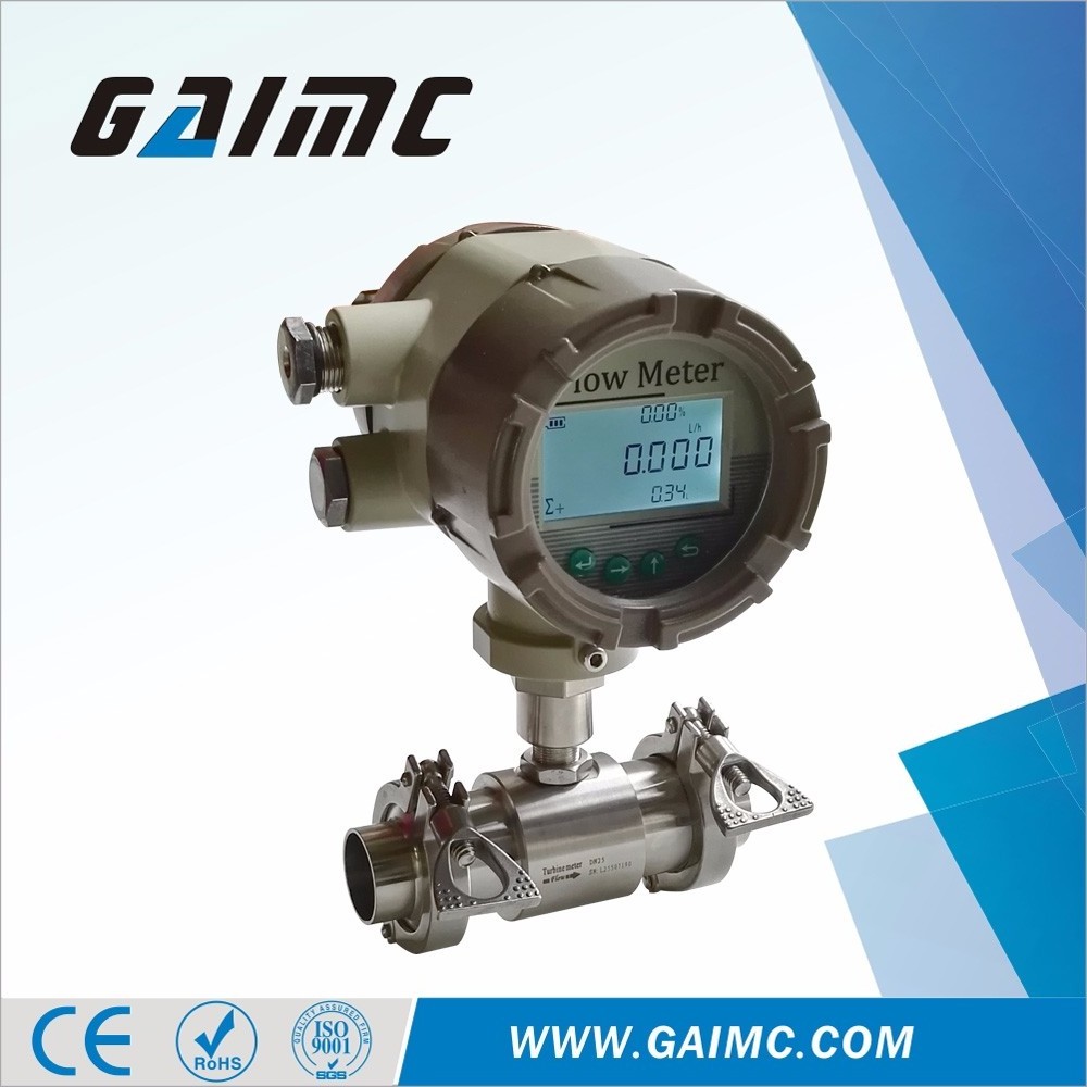 GTF400 Stainless Steel Turbine food type milk flow meter