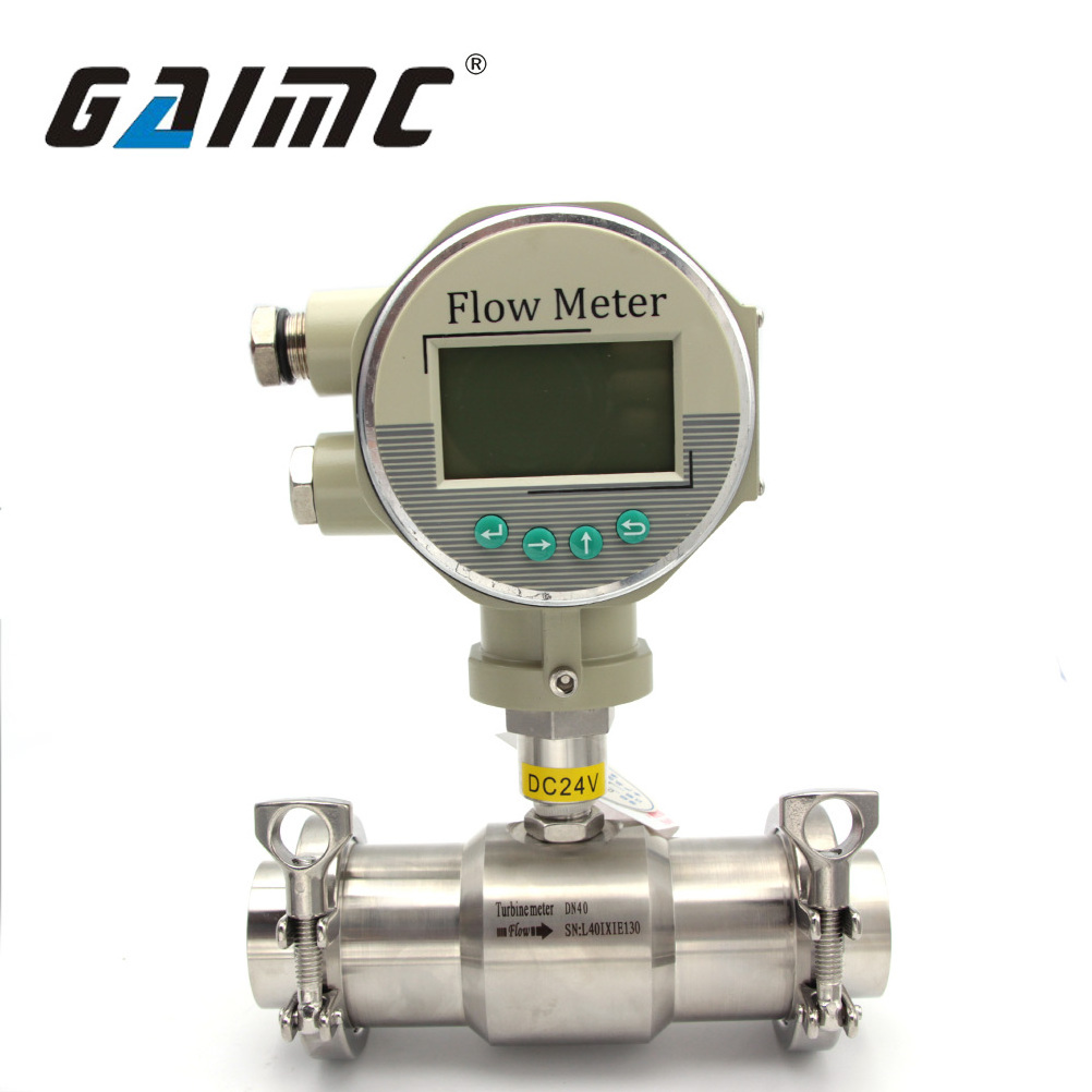 GTF400 Stainless Steel Turbine food type milk flow meter