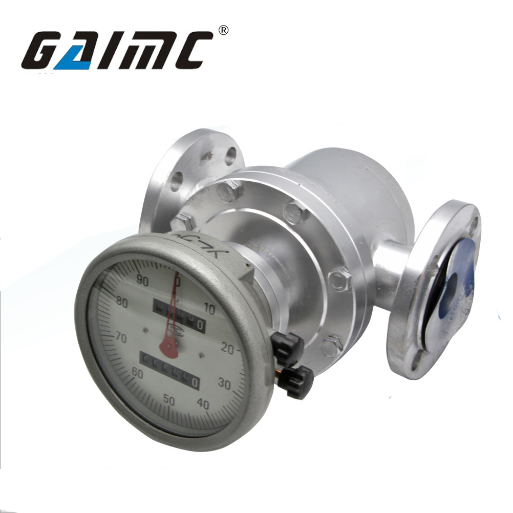 Cast Steel Oval Gear Flowmeters in Resin Flow Measurement Instrument