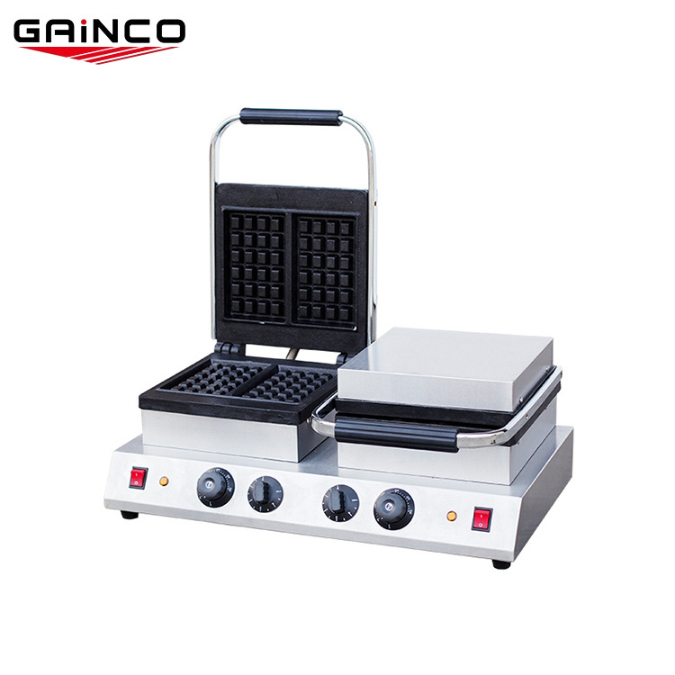 Hot sale popular automatic non-stick traditional belgian electric waffle making machine for kitchen