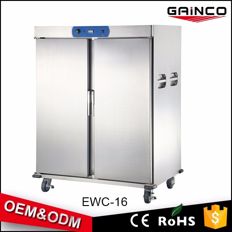 Gainco commercial catering equipment  stainless steel food warmer cart