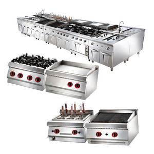 Commercial Hotel Western Kitchen Equipment Stainless Steel Restaurant Equipment Kitchen Commercial Fast Food