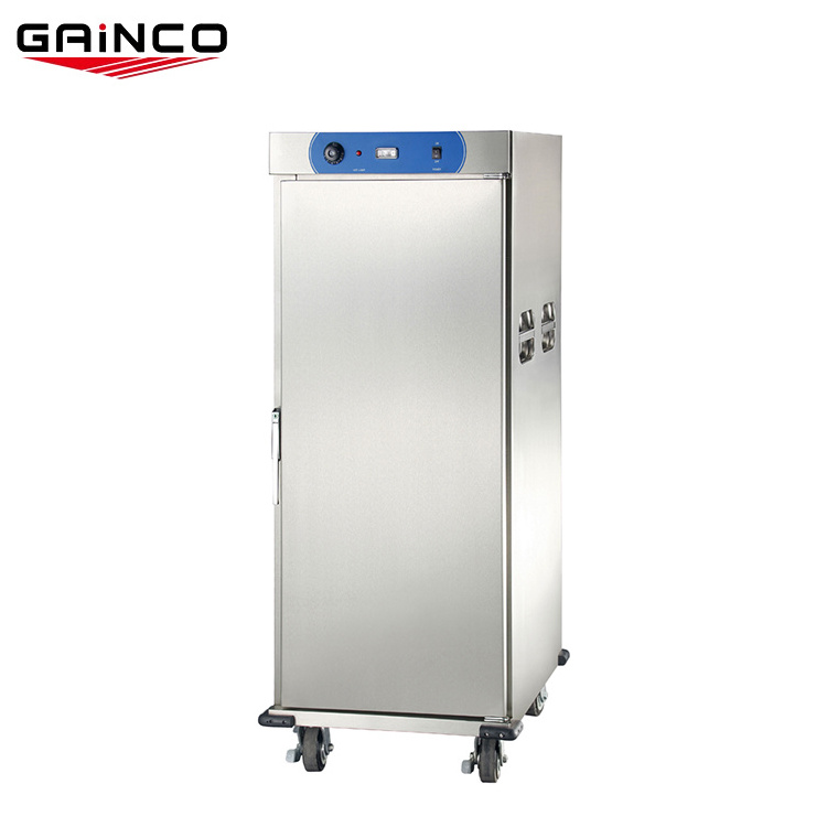 Gainco commercial catering equipment  stainless steel food warmer cart