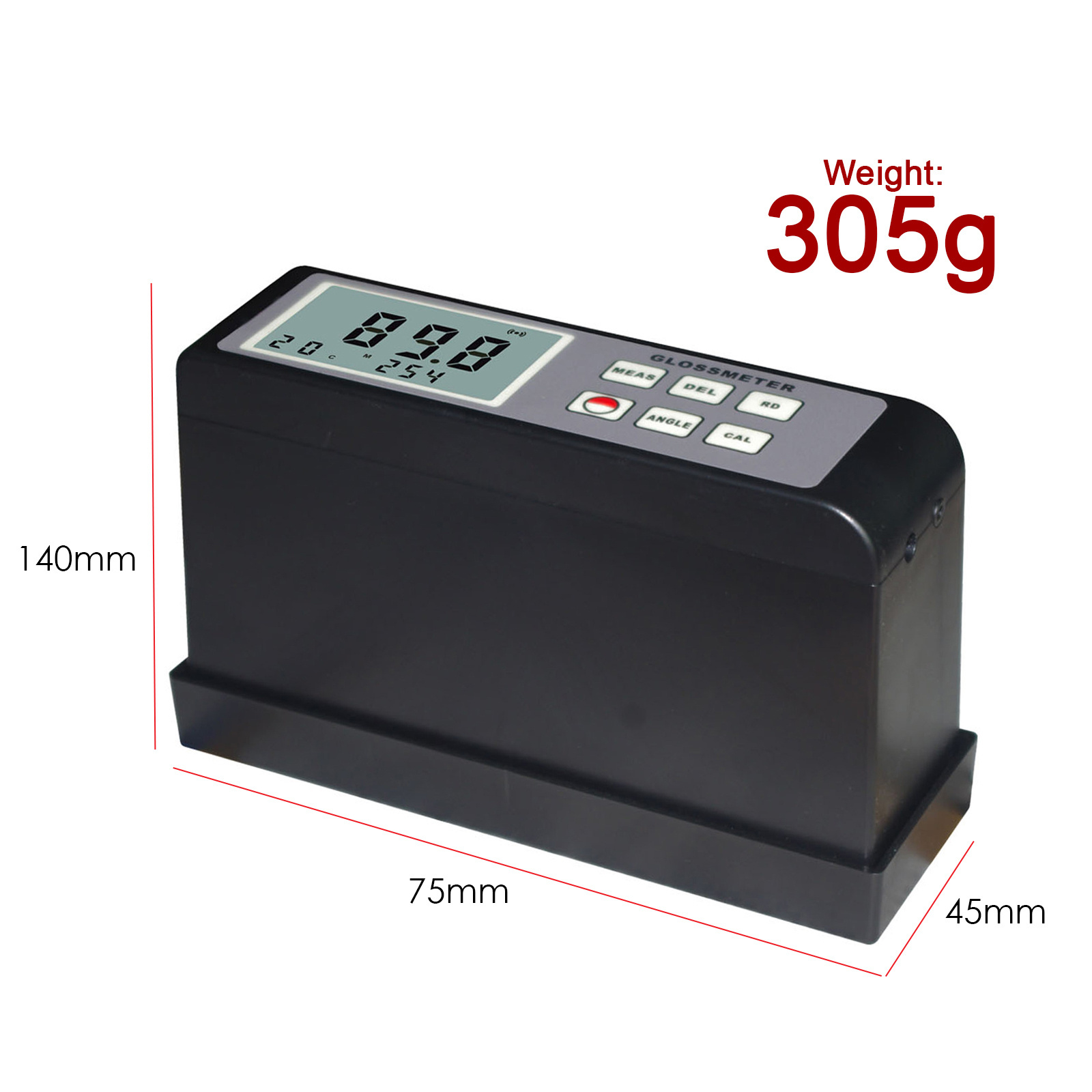 Digital Gloss Meter Tester With 4 Digits Backlight LCD Auto Calibration and High Design