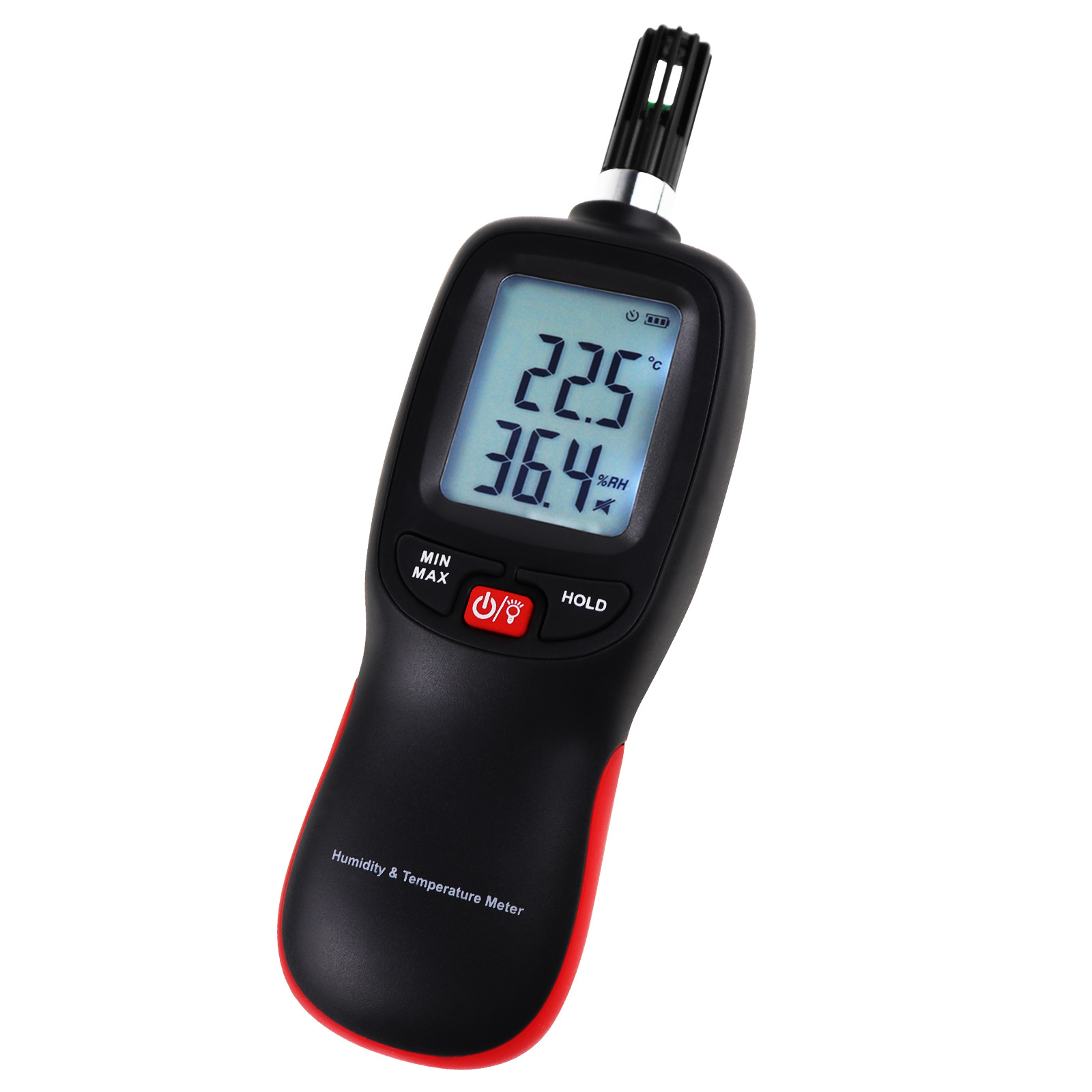 Dual Display Humidity & Temperature Psychrometer Meter Thermo-Hygrometer Wet Bulb Dew Point Portable Tester Measurement