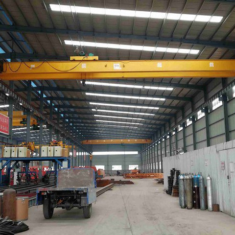 Manufacturer's popular sales of hoist large standard electric double-beam trolley 5t single-beam suspension bridge crane