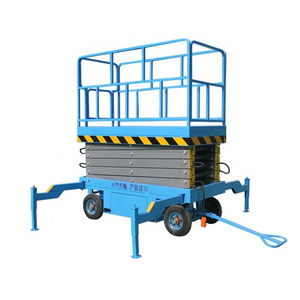 Mobile scissor lift for industrial use 4M 6M 8M 10M 12M 14M 16m Full-automatic hydraulic lift Trailer scissor forklift platform